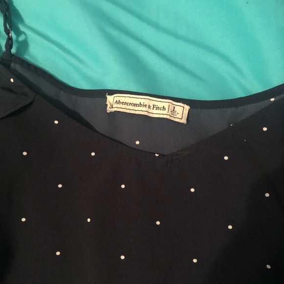 Abercrombie and Fitch Polk a dot blouse - Picture 2 of 3